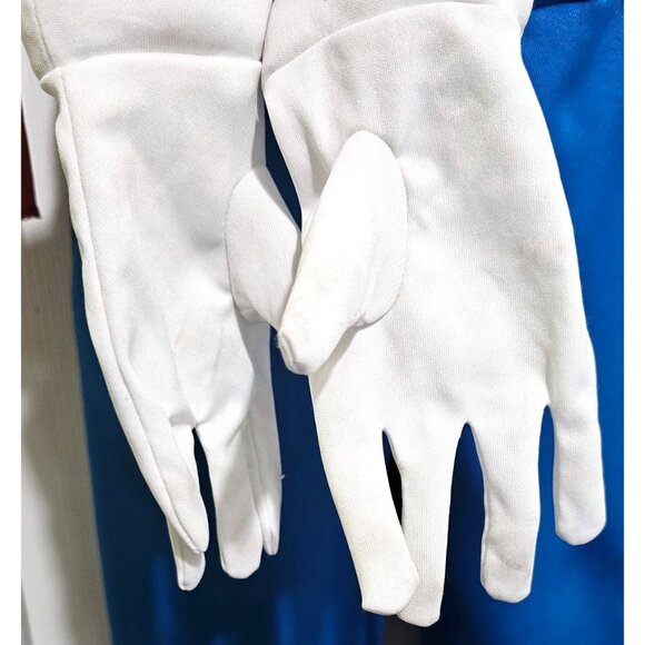 Super Mario Brothers Kids Costume with Stuffed Belly Hat Mustache Halloween 7-8 - Picture 6 of 9